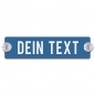 Preview: Dein Text - 200x50mm, Blau