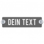 Preview: Dein Text - 200x50mm, Grau