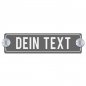 Preview: Dein Text - 200x50mm, Grau