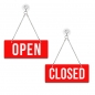 Preview: Open / Closed - Graviertes Wendeschild