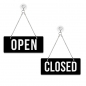 Preview: Open / Closed - Graviertes Wendeschild