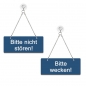 Preview: Bitte nicht stören / Bitte wecken! - Graviertes Wendeschild