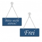Preview: Frei / Bitte nicht stören - Graviertes Wendeschild