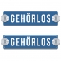 Preview: GEHÖRLOS - 200x50mm