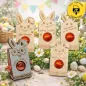 Preview: Osterhase to go – 5 süße Geschenkhalter für Schoki & Grüße