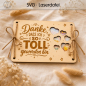Preview: Geldgeschenk Muttertag Laserdatei – Holzschild „Danke, dass ich so toll geworden bin“