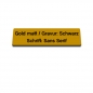 Preview: Gold matt/Schwarz