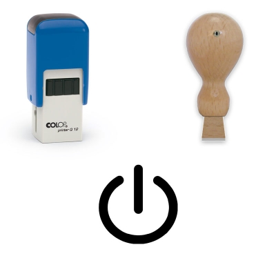 Stempel mit Abdruck: Power