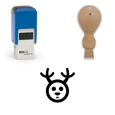 Stempel mit Abdruck: Hirsch