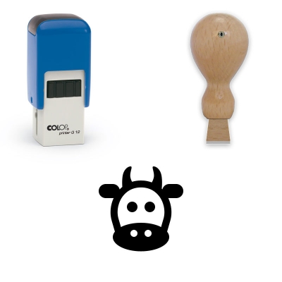 Stempel mit Abdruck: Kuh