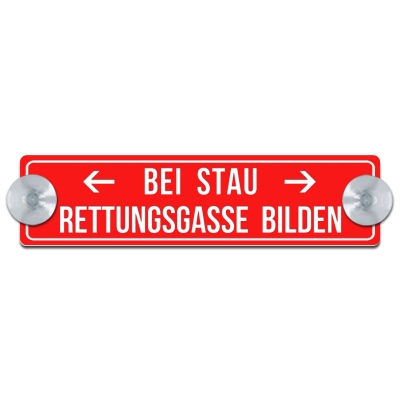 Bei Stau Rettungsgasse bilden