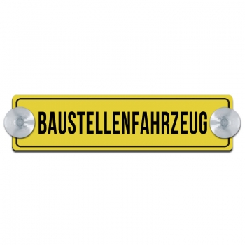 BAUSTELLENFAHRZEUG - 200x50mm