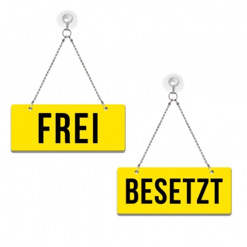 Frei / Besetzt - Graviertes Wendeschild