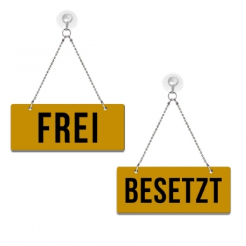 Frei / Besetzt - Graviertes Wendeschild