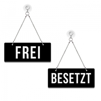 Frei / Besetzt - Graviertes Wendeschild