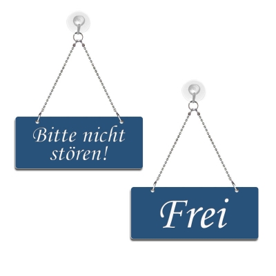 Frei / Bitte nicht stören - Graviertes Wendeschild
