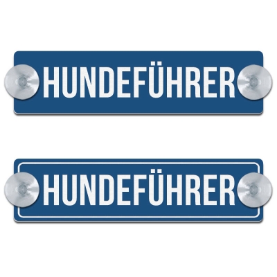 HUNDEFÜHRER - 200x50mm - blau