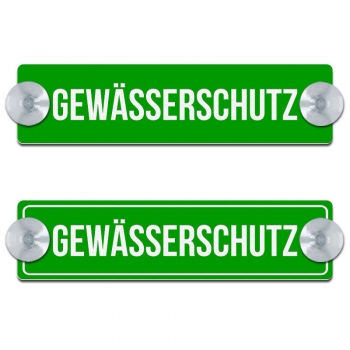 GEWÄSSERSCHUTZ - 150x35mm, Grün