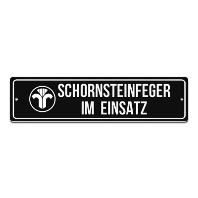 Graviertes Schild,Saugnapf Sauger,KFZ,Auto 3.0 SCHORNSTEINFEGER im Einsatz 