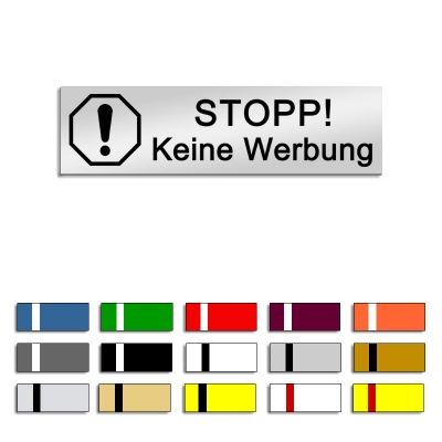 Stopp! Keine Werbung