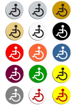 Behinderte, Handicap - Rund
