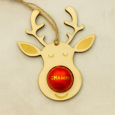 „Rentier-Dreierpack“ – für Süßigkeit, Lolli & Teelicht! - Laservorlage