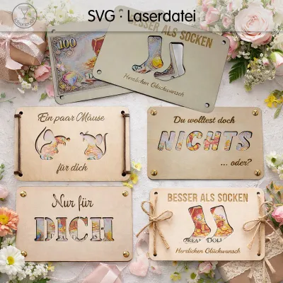 Geldgeschenke mal anders – Vorlagen-Set