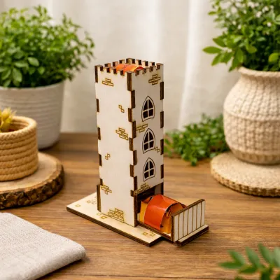 Schokoladenburg, Schokispender - passend für 6 Schokoladenküsschen