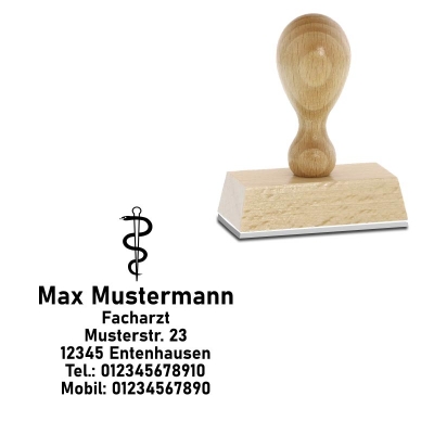 Arztstempel, 50x35mm