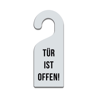 Tür ist offen!