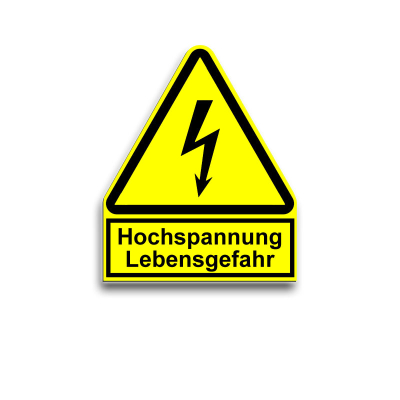 Hochspannung Lebensgefahr