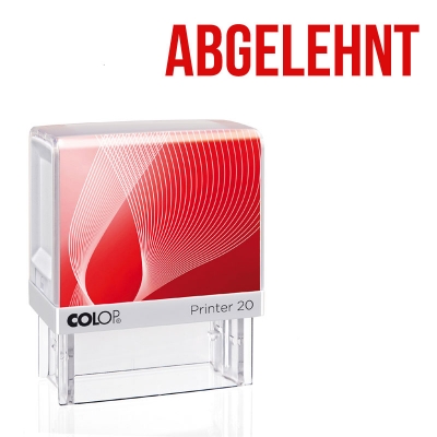 ABGELEHNT - Colop Printer 20, Abdruck: Rot