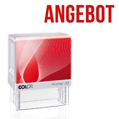 ANGEBOT - Colop Printer 20, Abdruck: Rot