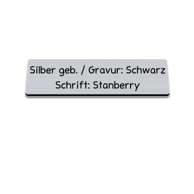 Silber geb./Schwarz