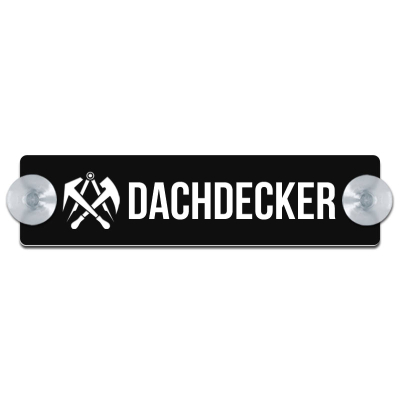 Dachdecker mit Symbol, ohne Rand