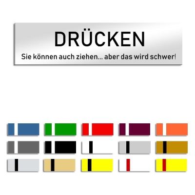 Drücken - Sie können auch ziehen... aber das wird schwer!