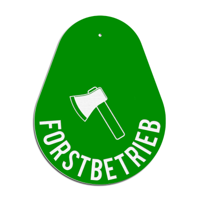Forstbetrieb in Tropfenform
