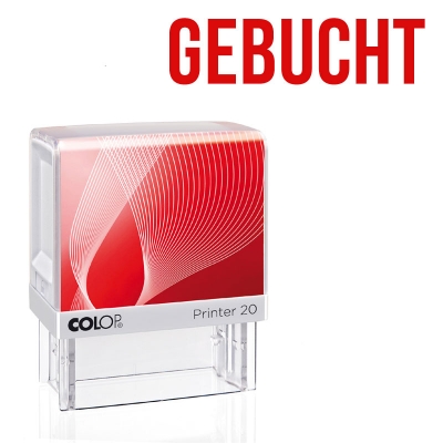 GEBUCHT - Colop Printer 20, Abdruck: Rot