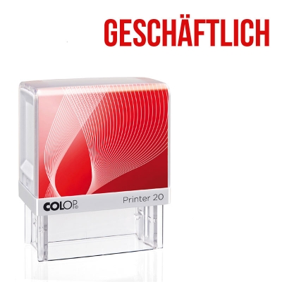 GESCHÄFTLICH - Colop Printer 20, Abdruck: Rot