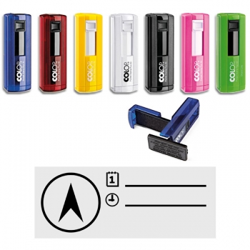 Logbuchstempel "Kompass", Colop Plus 30