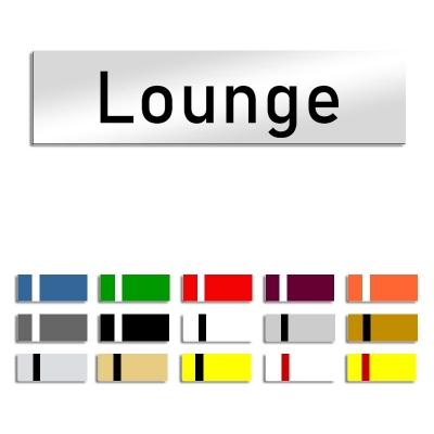 Lounge - Türschild, 160x40mm