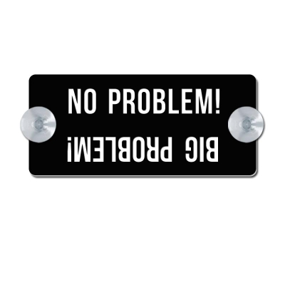 No Problem - Big Problem! - schwarz