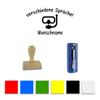Taucherstempel Schnorchel