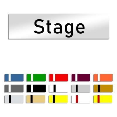 Stage - Türschild, 160x40mm