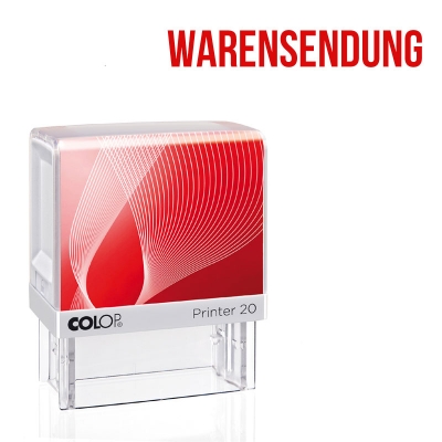 WARENSENDUNG - Colop Printer 20, Abdruck: Rot