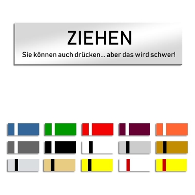 Ziehen - Sie können auch drücken... aber das wird schwer!