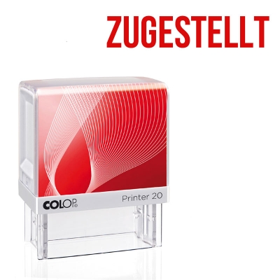 ZUGESTELLT - Colop Printer 20, Abdruck: Rot