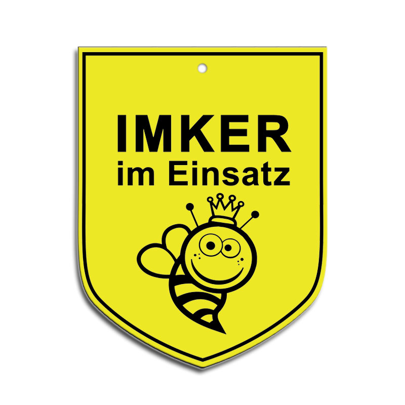 Edelrost Schild » Imker im Einsatz