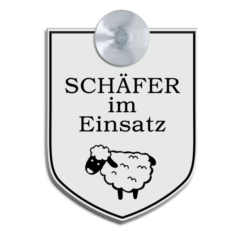 Schäfer mit Sauger