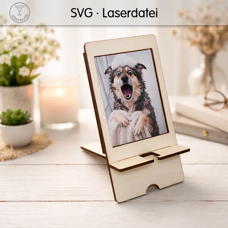 Handyhalter mit Fotofach